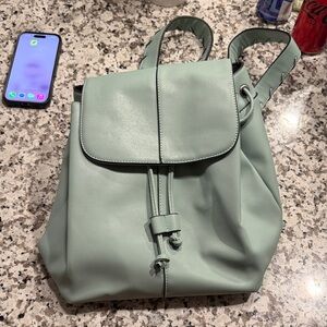 Zara Light Green Backpack